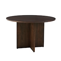 Transitional 48" Round Dining Table