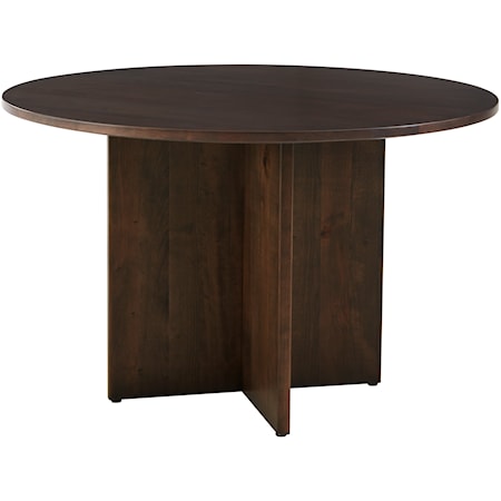 Transitional 60" Round Dining Table