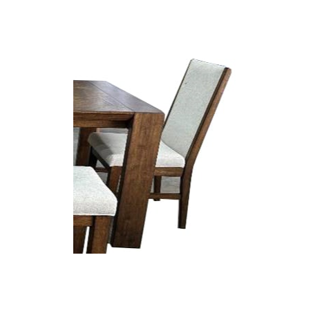 HOLLAND BROWN OAK DINING CHAIR |