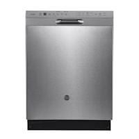 Profile 24" Built-In Front Control Dishwasher with Stainless Steel Tall Tub Stainless Steel - PBF665SSPFS