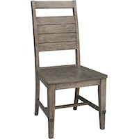 Modern Farmhouse Side Dining Chair in Brindle Finish