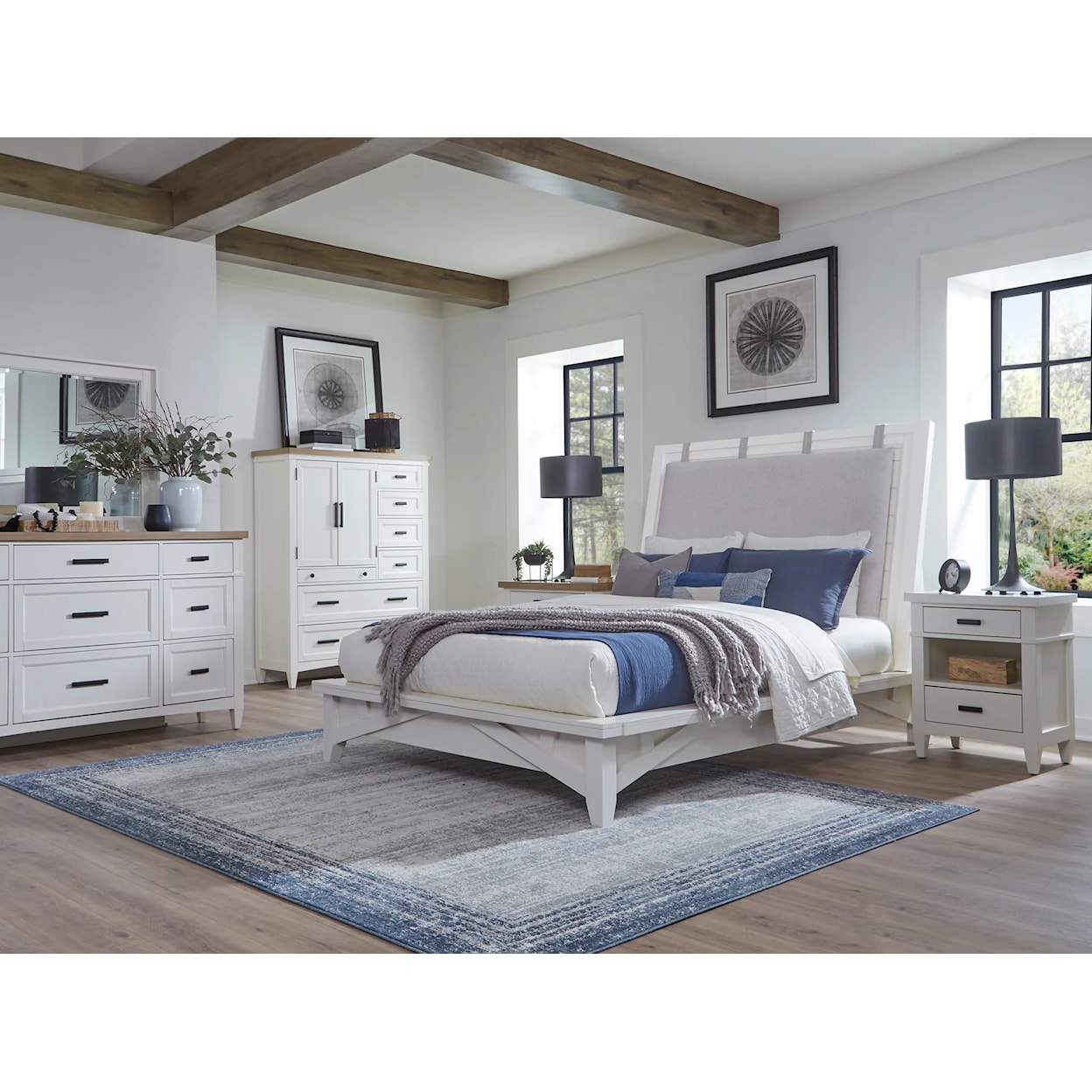 Paramount Furniture Americana Modern Queen Platform Bed