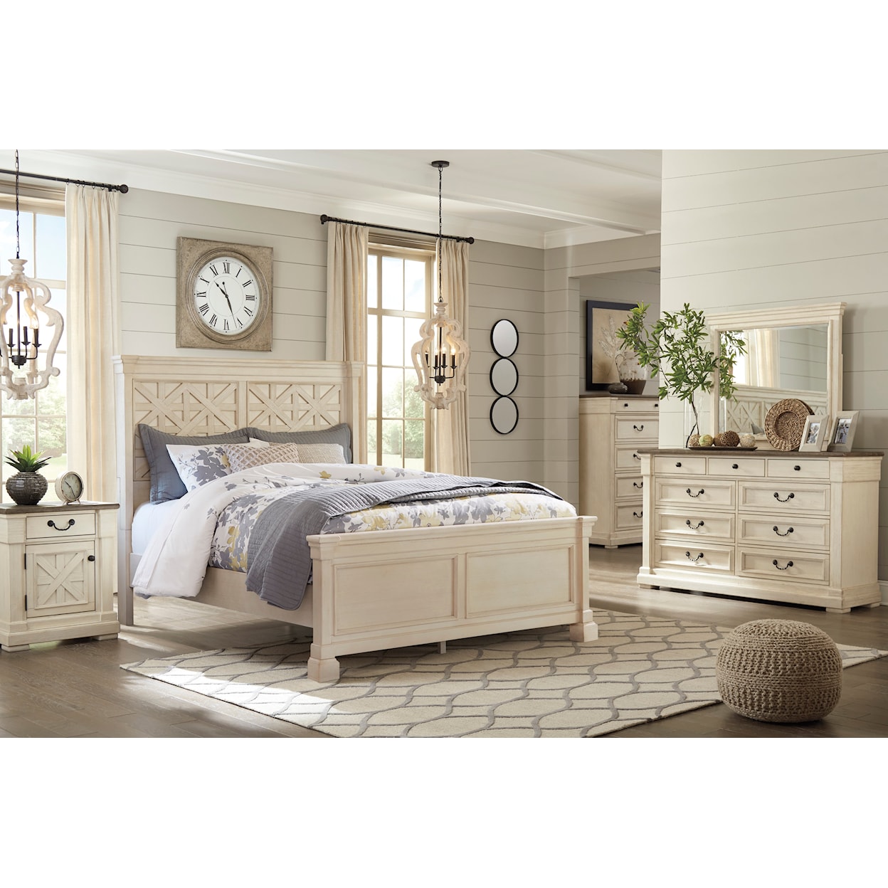 Signature Design by Ashley Furniture Bolanburg Queen Panel Bed