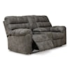 Signature Design Derwin Reclining Loveseat with Console