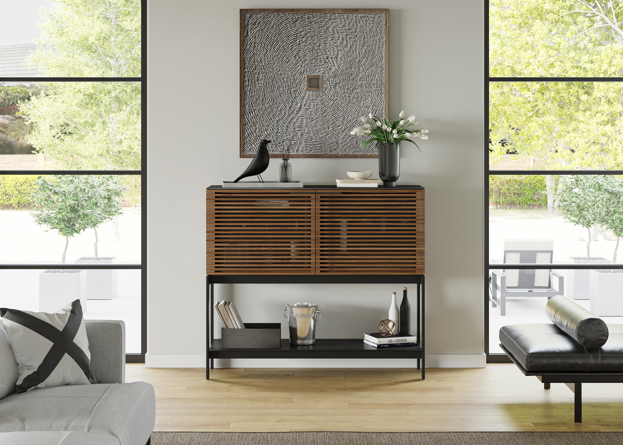 BDI Corridor Bar Cabinet