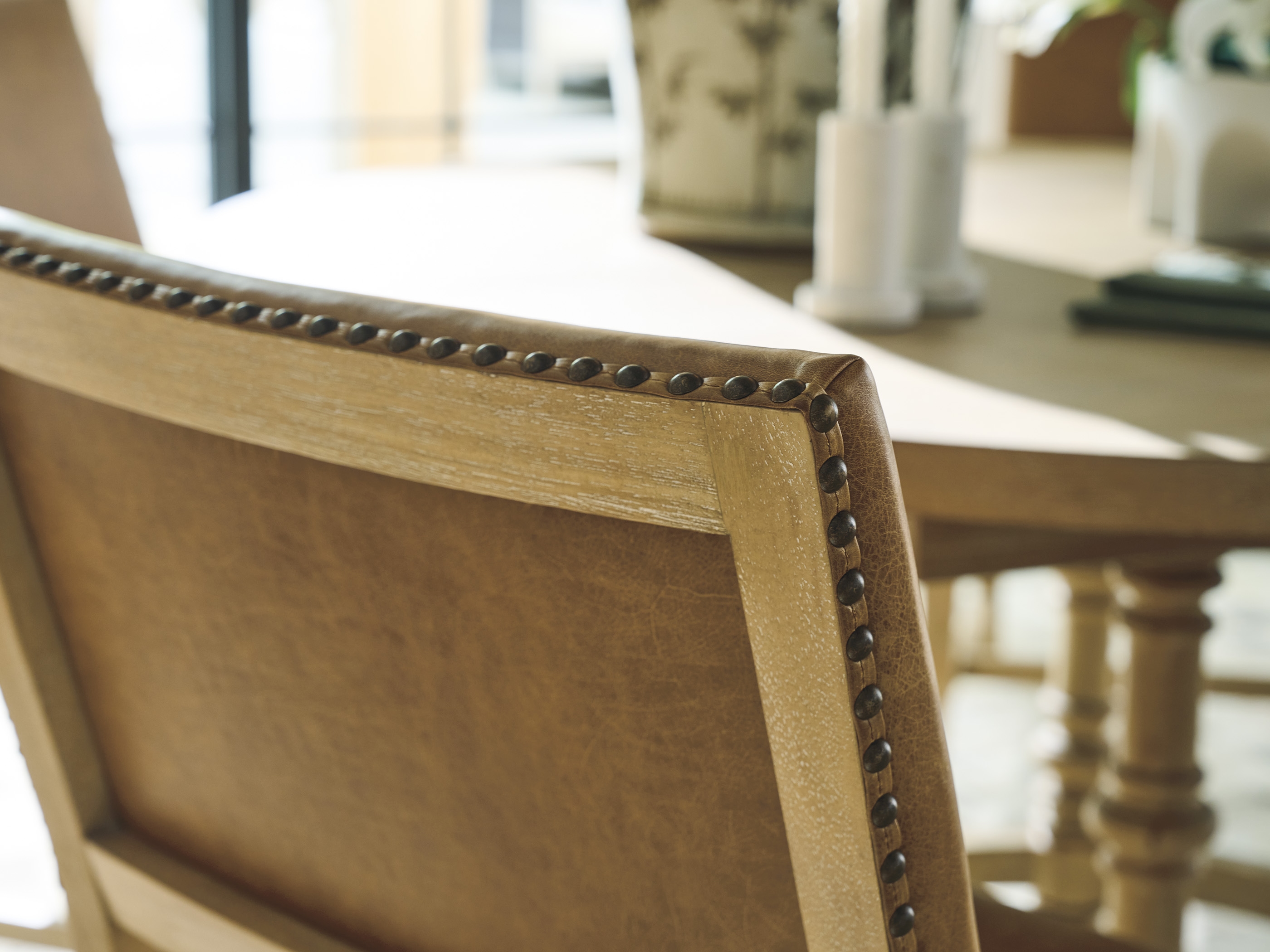 Barclay Butera Montecito Colburn Leather Upholstered Arm Chair