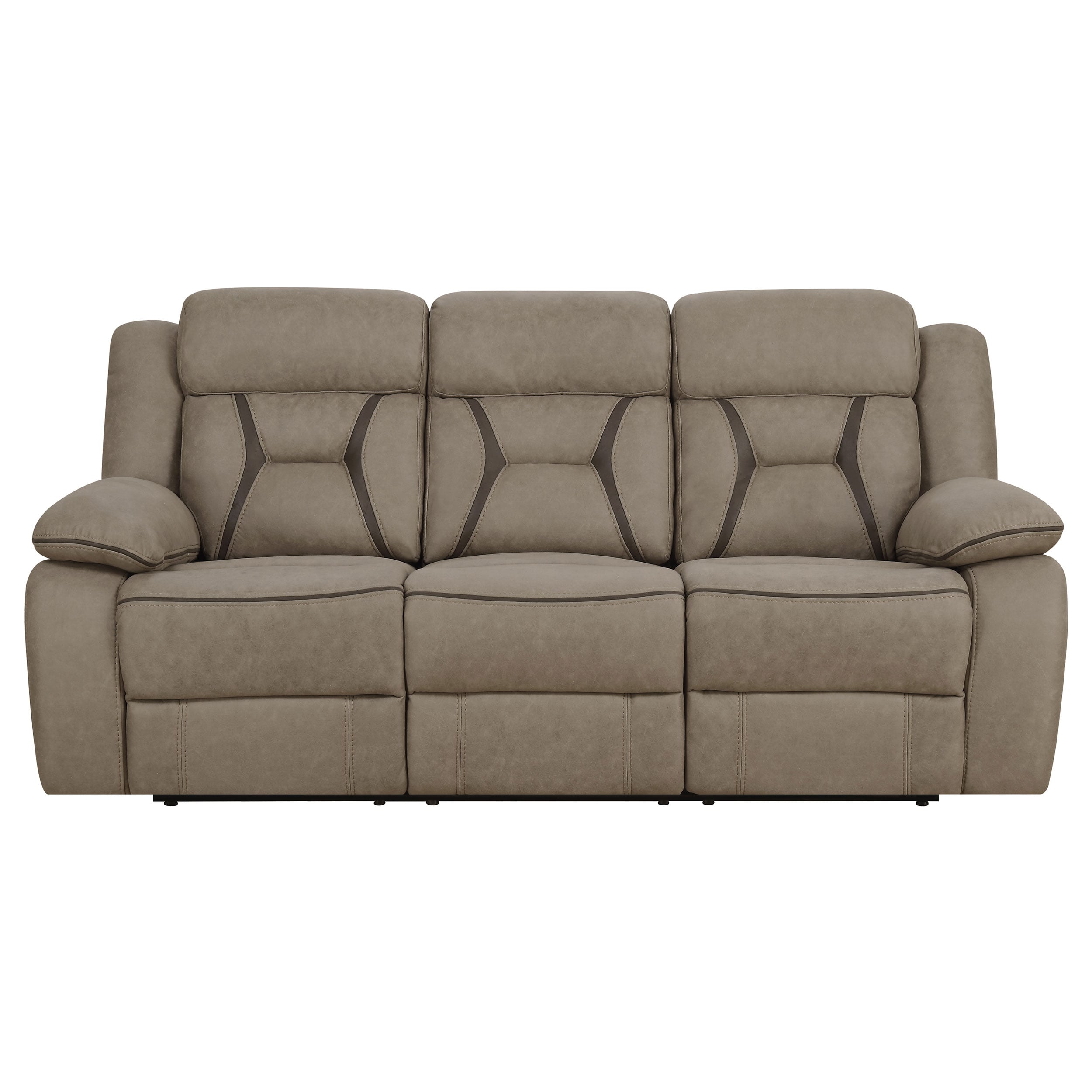 Higgins Pillow Top Arm Motion Sofa Tan