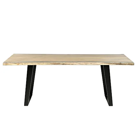 48'' x 60'' Live Edge Solid Top Dining Table