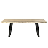 48'' x 60'' Live Edge Solid Top Dining Table