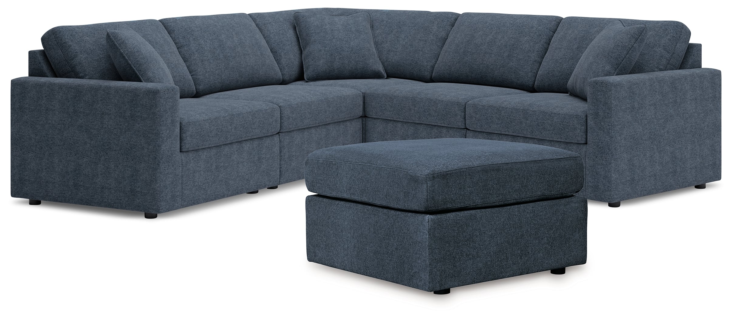 5-Piece Sectional And Ottoman
