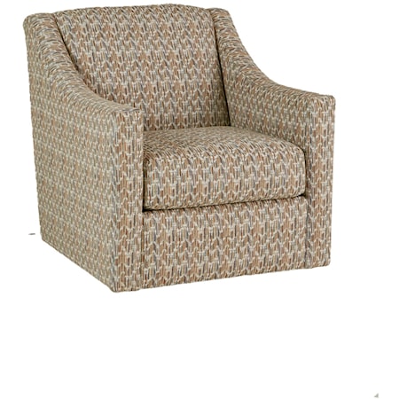 Transitional Swivel Accent Chair