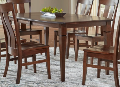Transitional Boat Shaped Table