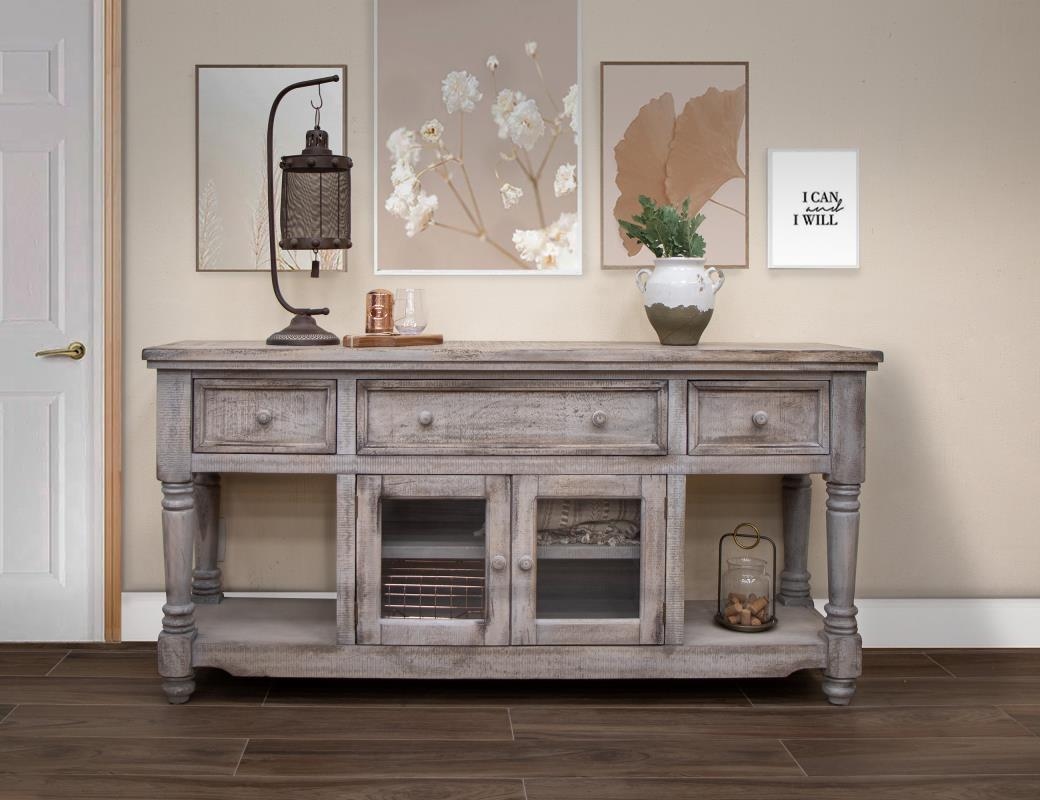 International Furniture Direct Aruba 3-Drawer 70" TV Stand