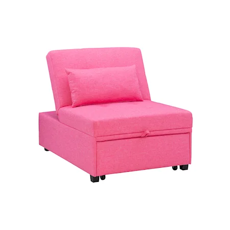 Sofa Bed/Chair in Hot Pink