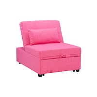 Sofa Bed/Chair in Hot Pink