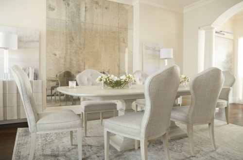 Transitional 7-Piece Dining Set
