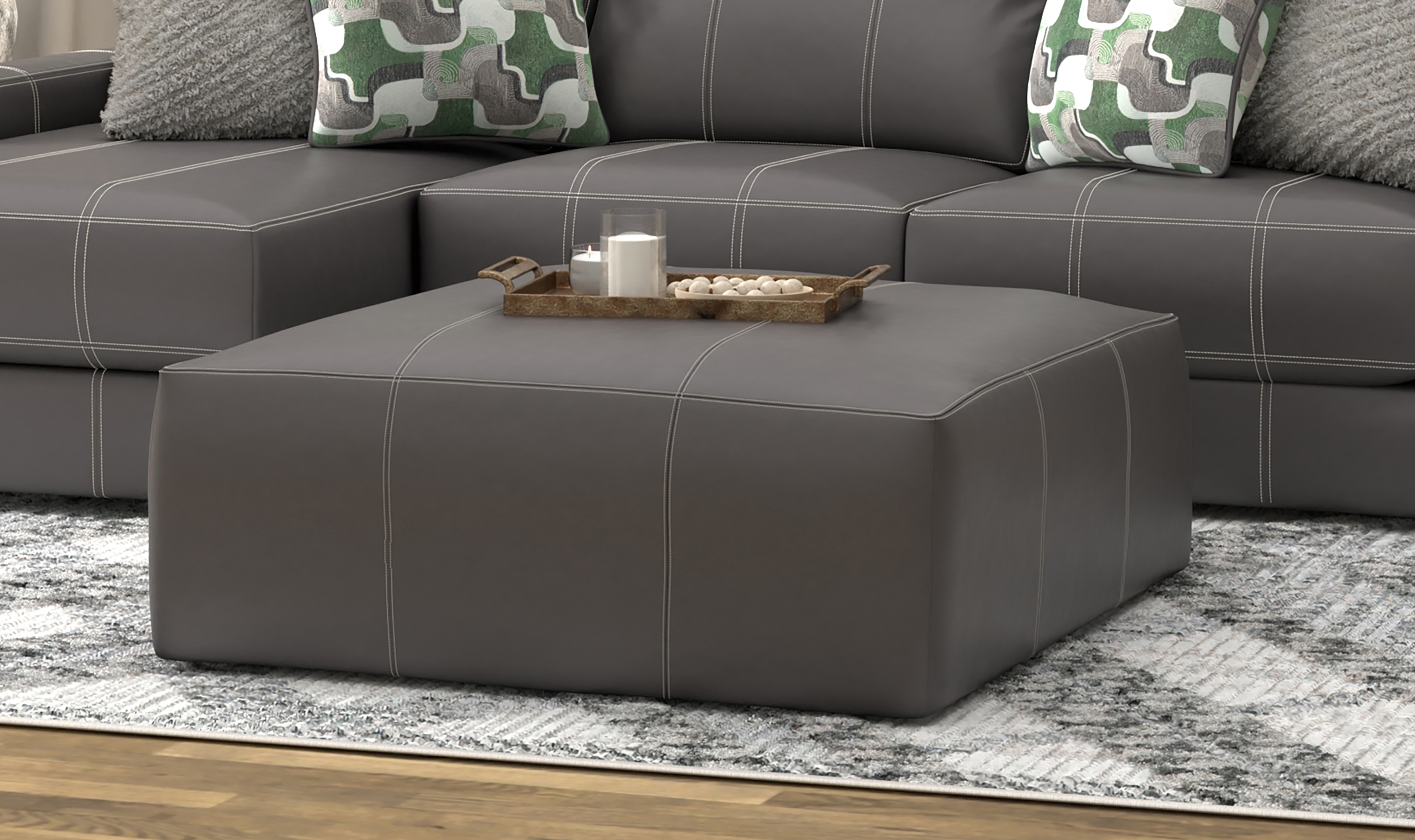 Jackson Furniture Minori Square Cocktail Ottoman