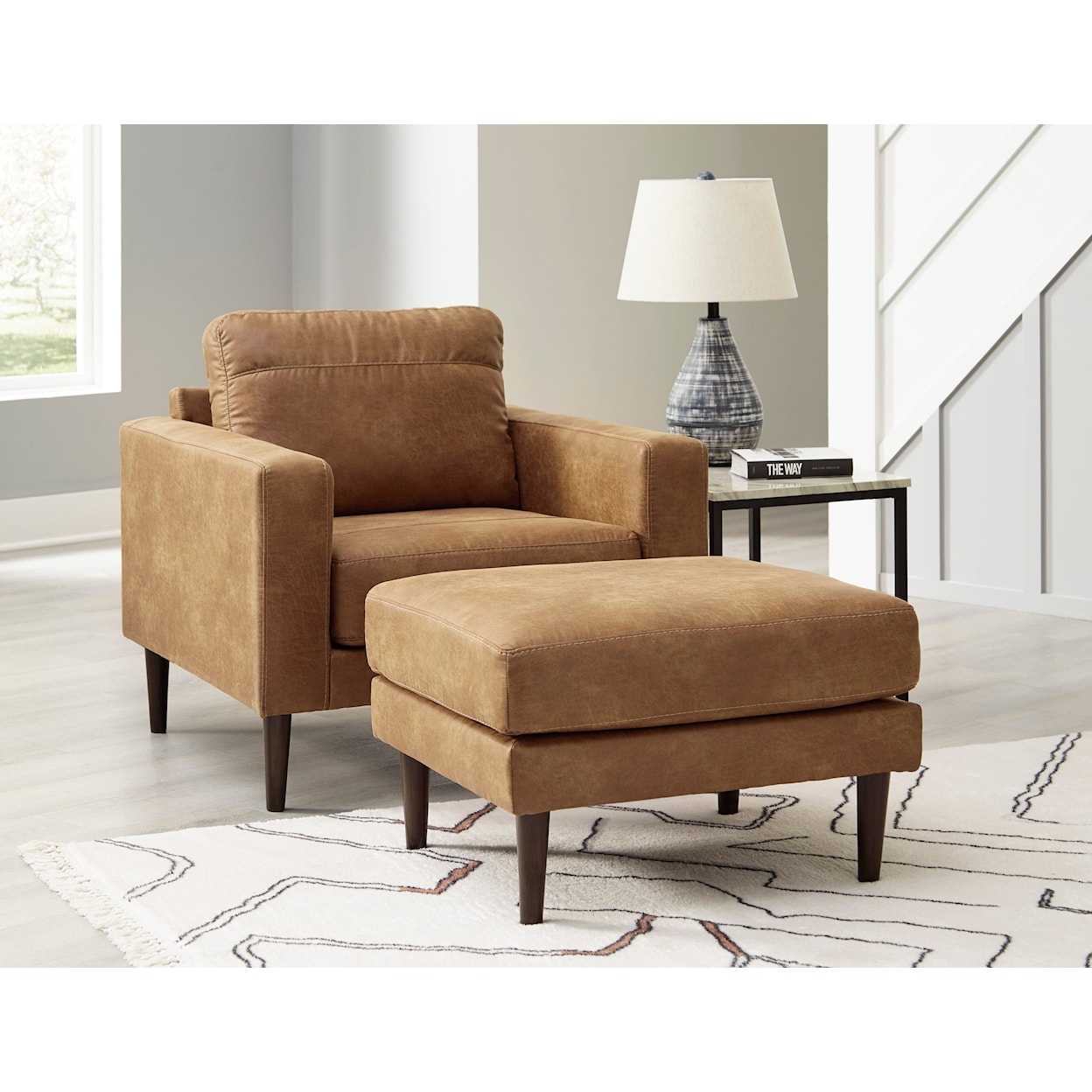 Ashley Furniture Signature Design Telora Chair & Ottoman