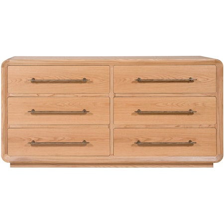 Modern 6-Drawer Dresser