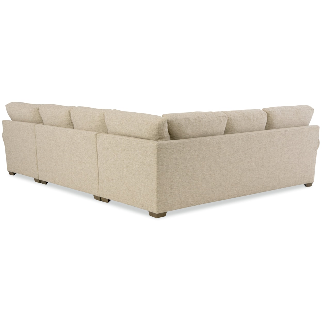 Hickory Craft 723650BD Sectional with RAF Chaise