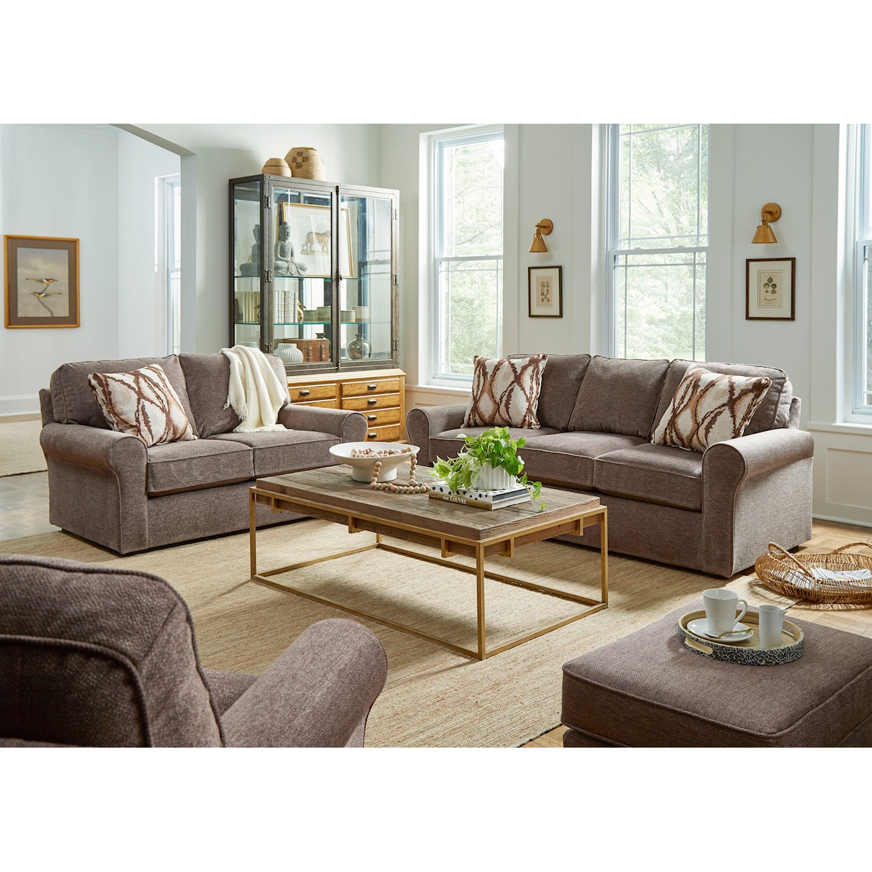 Bravo Furniture Hanway Queen Sleeper Sofa w/ Memory Foam Mattress