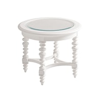 Cyprus Round Table with Glass Top
