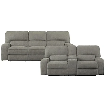 Casual 2-Piece Living Room Set