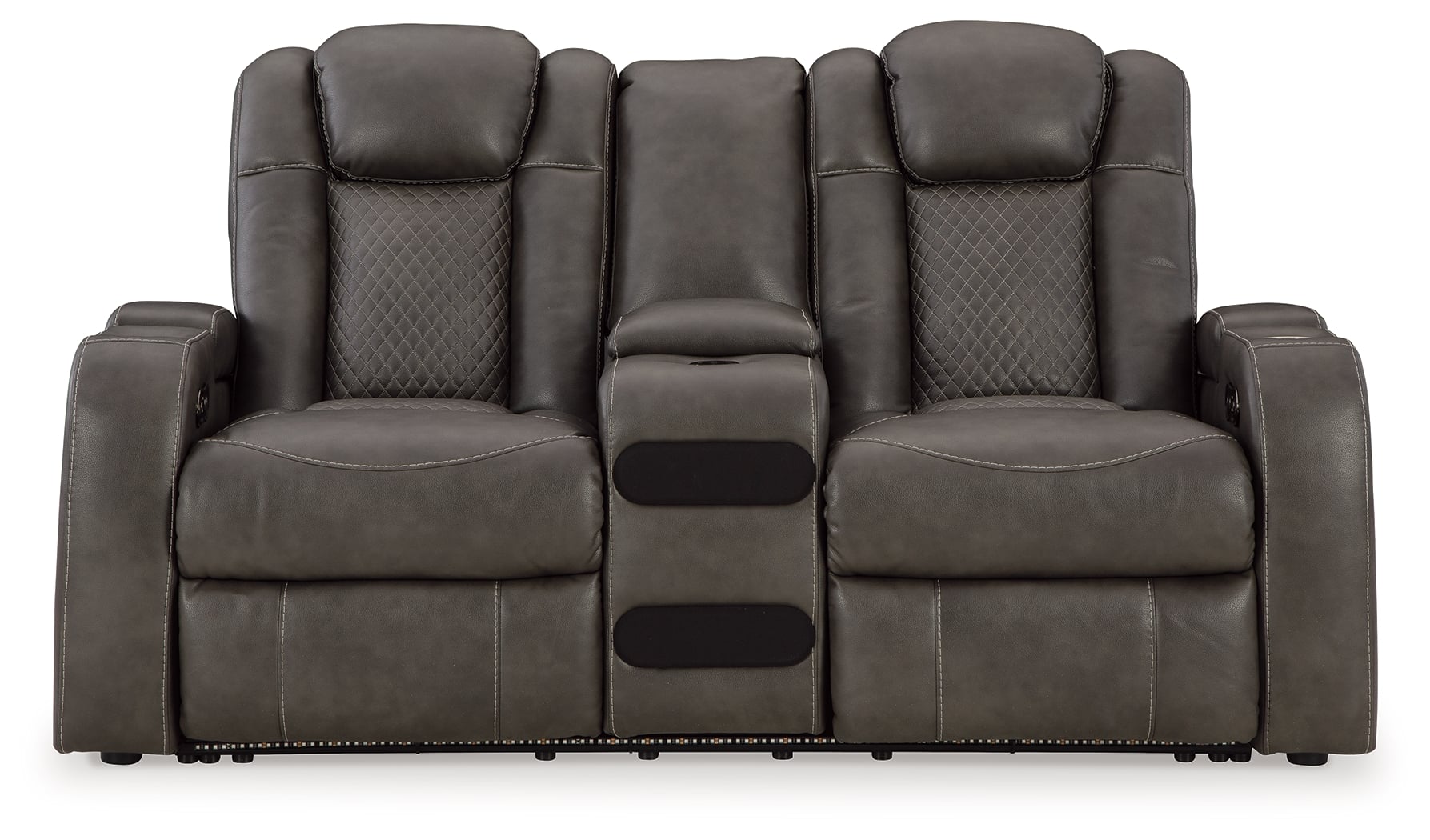 Signature Design by Ashley Fyne-Dyme Power Reclining Loveseat With Console