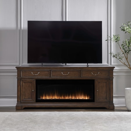 512 84 Inch Console W/ Fire Ft