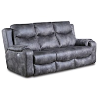 Double Reclining Sofa with Power Headrests