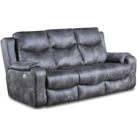 Double Reclining Sofa with Power Headrests