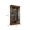 Pulaski Furniture Curios Two Way Sliding Door Curio