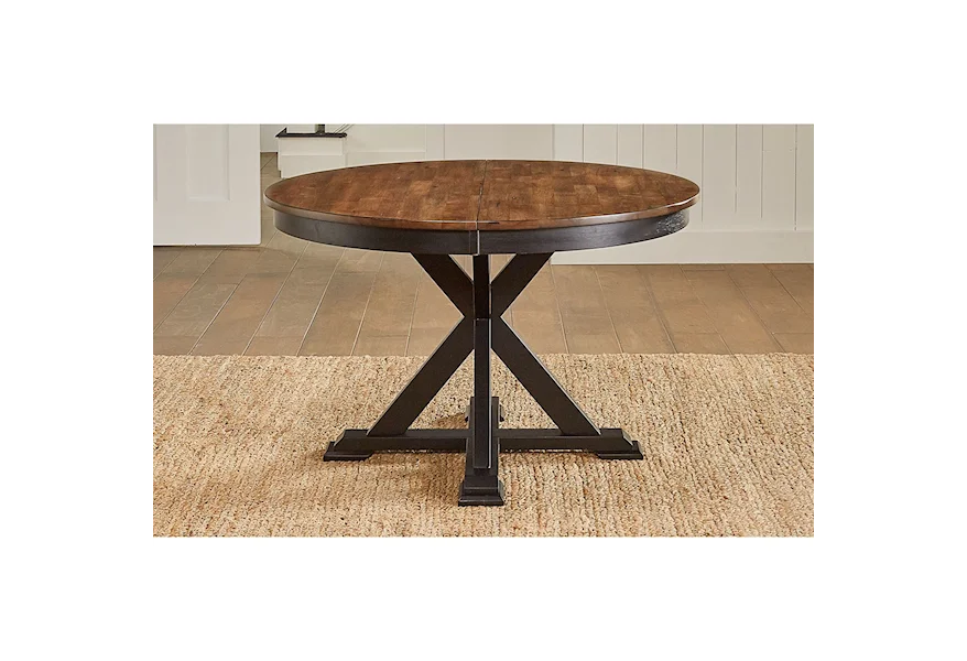 Stormy Ridge Oval Dining Table  by AAmerica at Dinette Depot