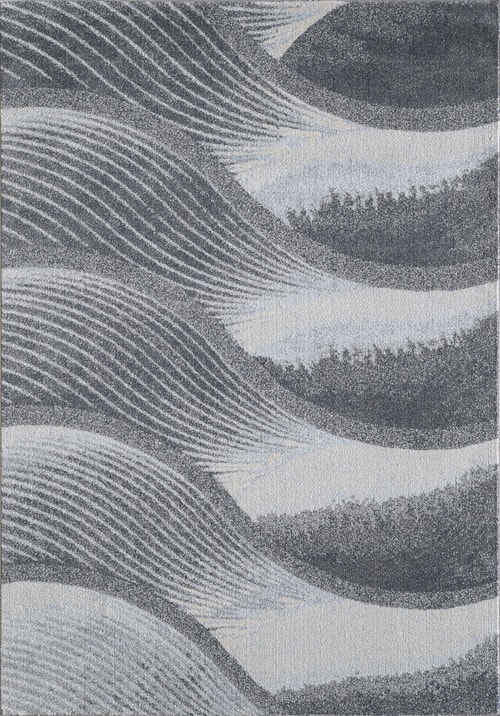 7'10" x 10'10" Grey Rectangle Rug