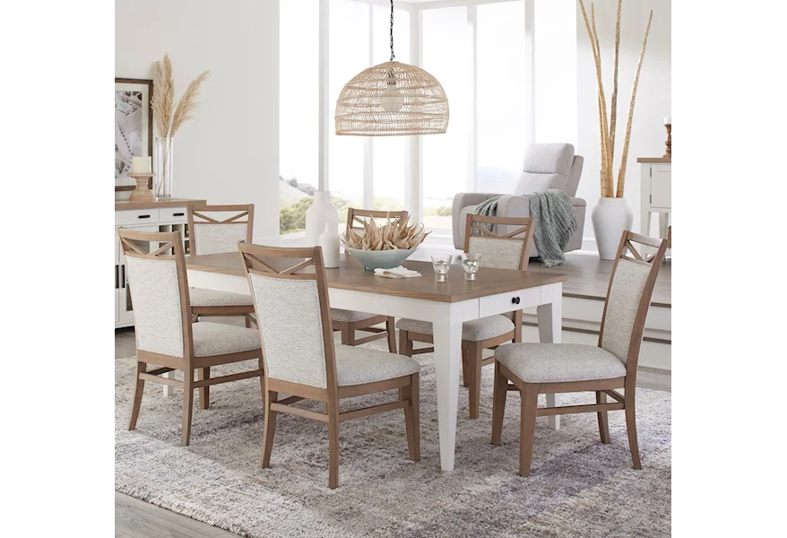 Americana Modern 7-Piece Dining Set by Parker House at Westrich Furniture & Appliances