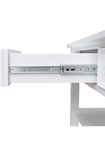 Full-extension, ball-bearing, metal drawer glides