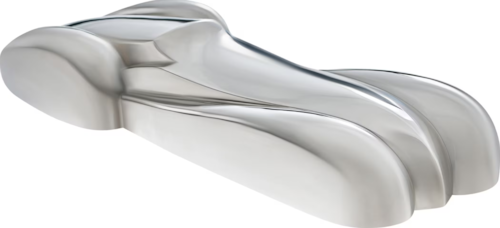 Casual Nickel Plated Racecar Figurine