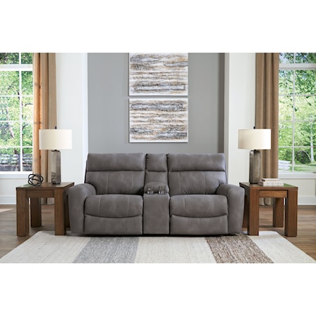 3-Piece Power Reclining Loveseat w/ Console