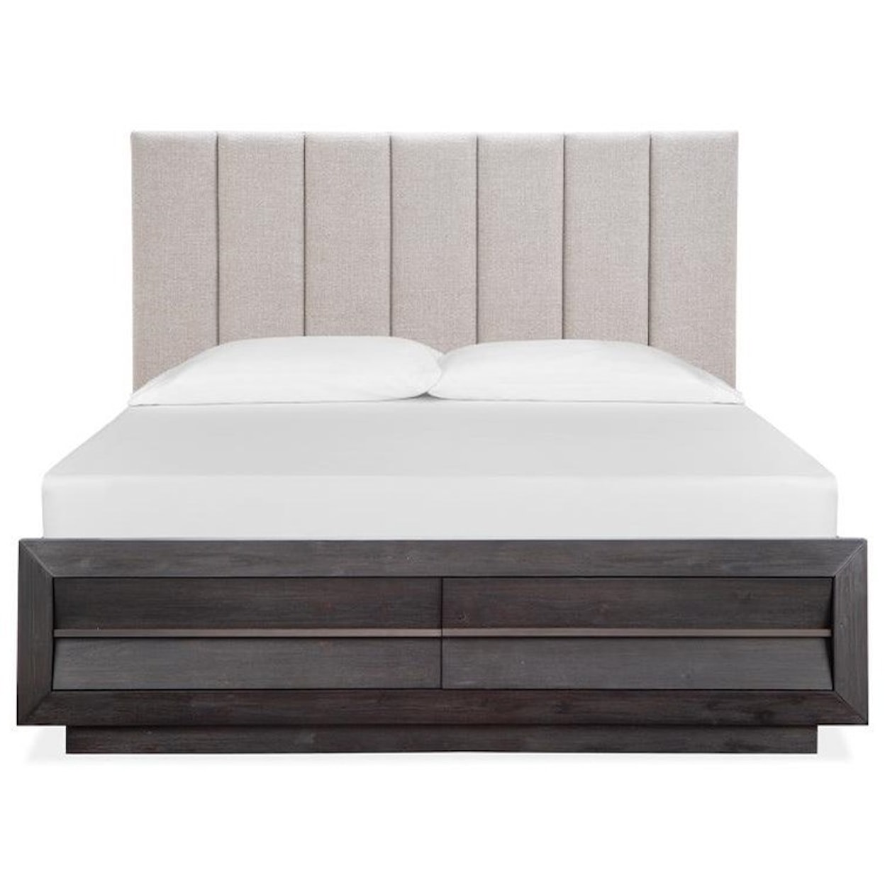 Magnussen Home Wentworth Village Bedroom California King Upholstered Bed 