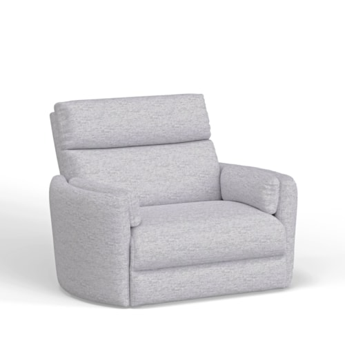 Casual Extra Wide Power Glider Recliner with USB Port