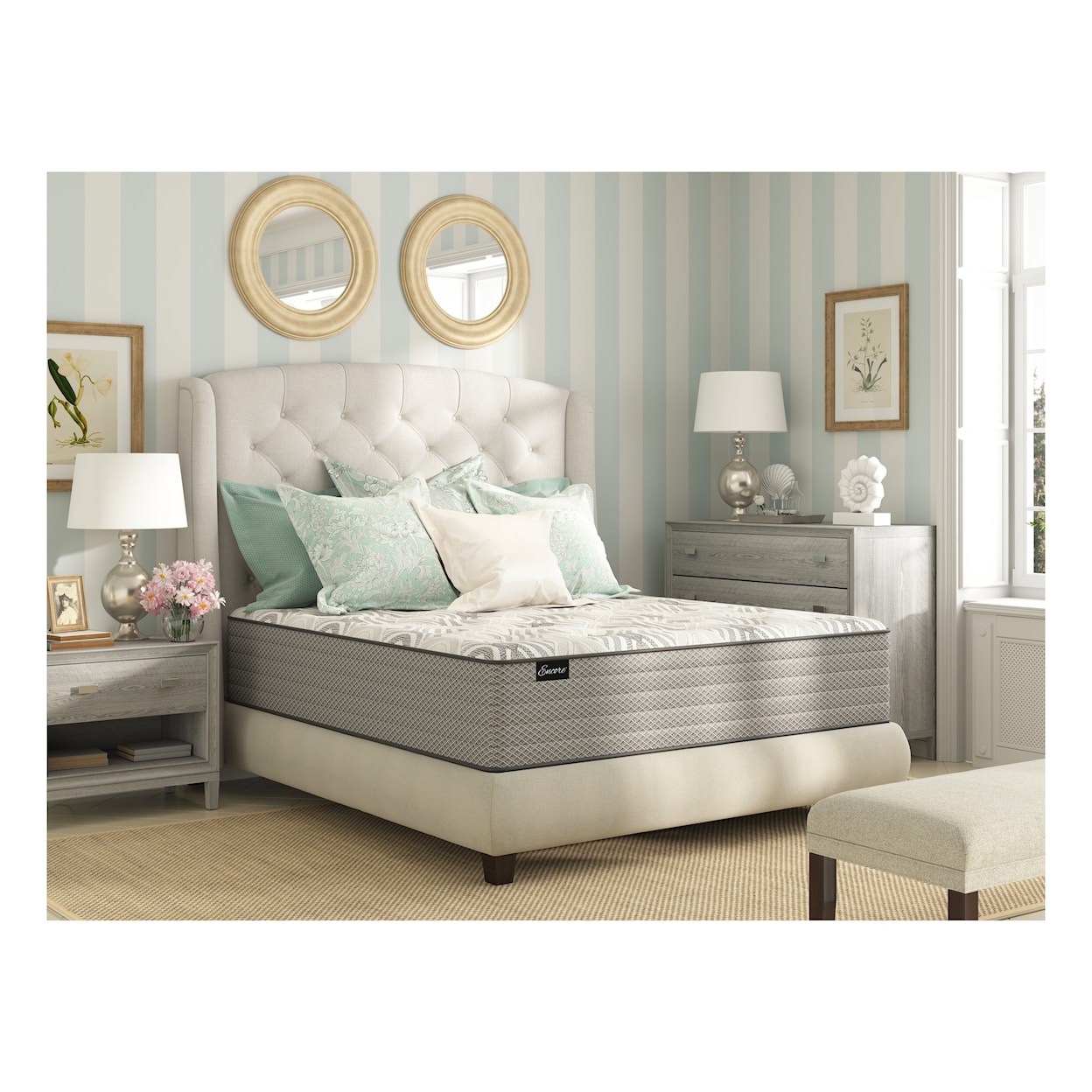 Sherwood Bedding Sanctuary Plush Twin Plush Soft Mattress