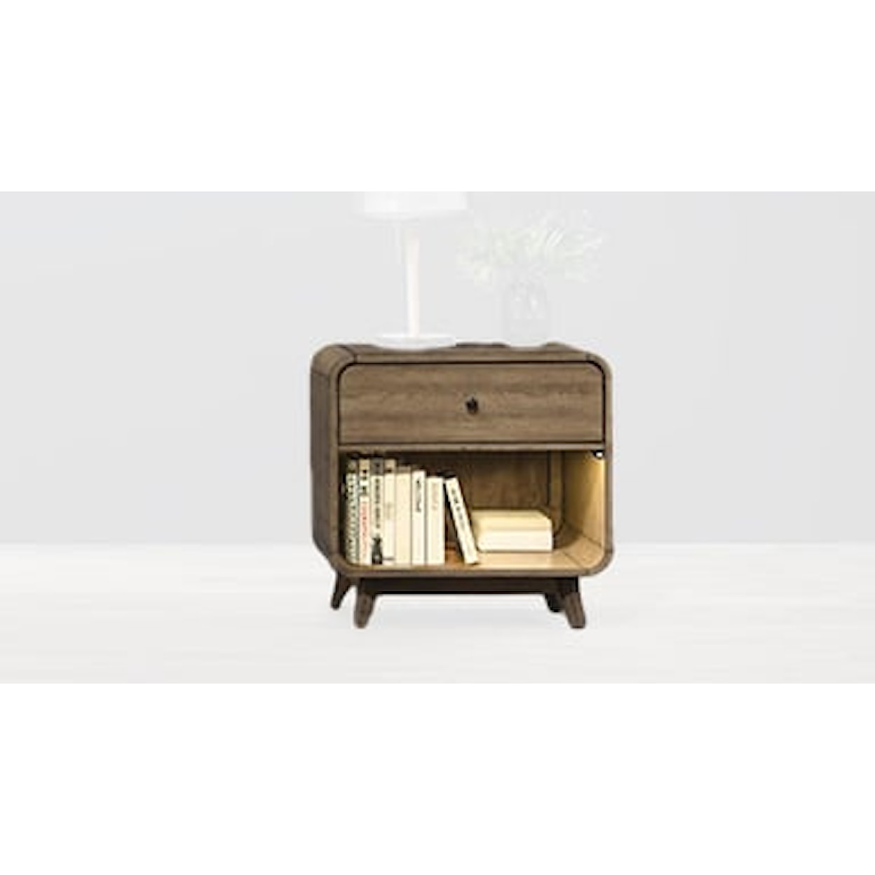 New Classic Furniture Rex Single Drawer Nightstand