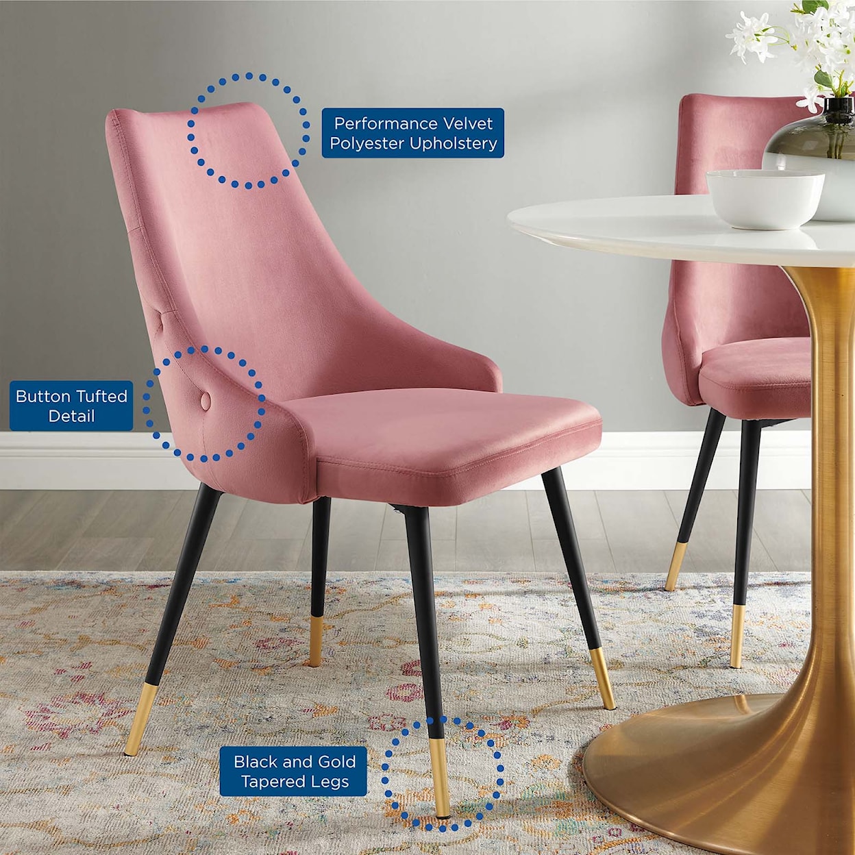 Modway Adorn Dining Side Chair