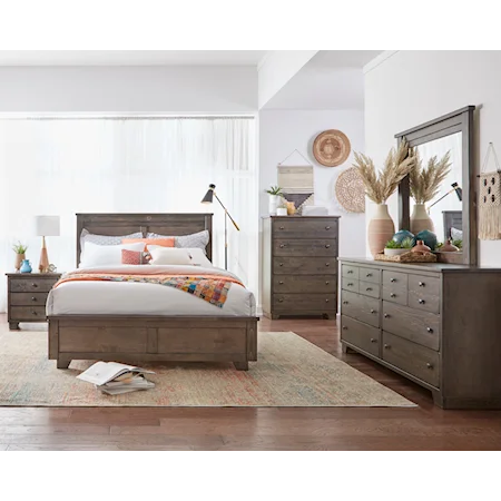 Transitional 5-Piece Queen Bedroom Set