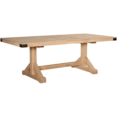 John Thomas SELECT Dining Room Extension Trestle Table Top & Canyon Trestle