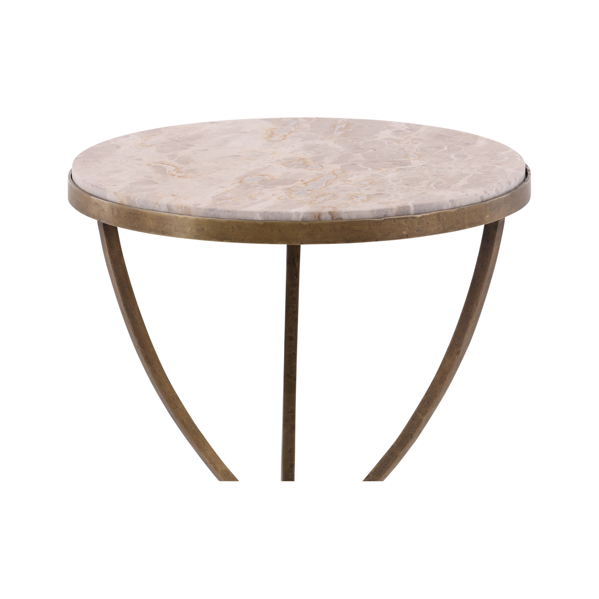 Furniture Classics Furniture Classics Round Side Table with Marble Top
