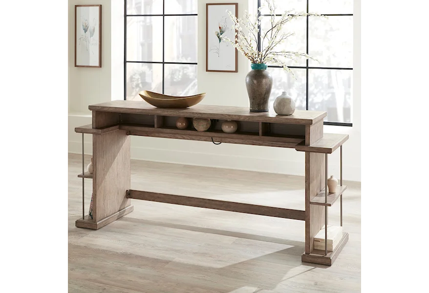 City Scape Console Bar Table by Liberty Furniture at VanDrie Home Furnishings