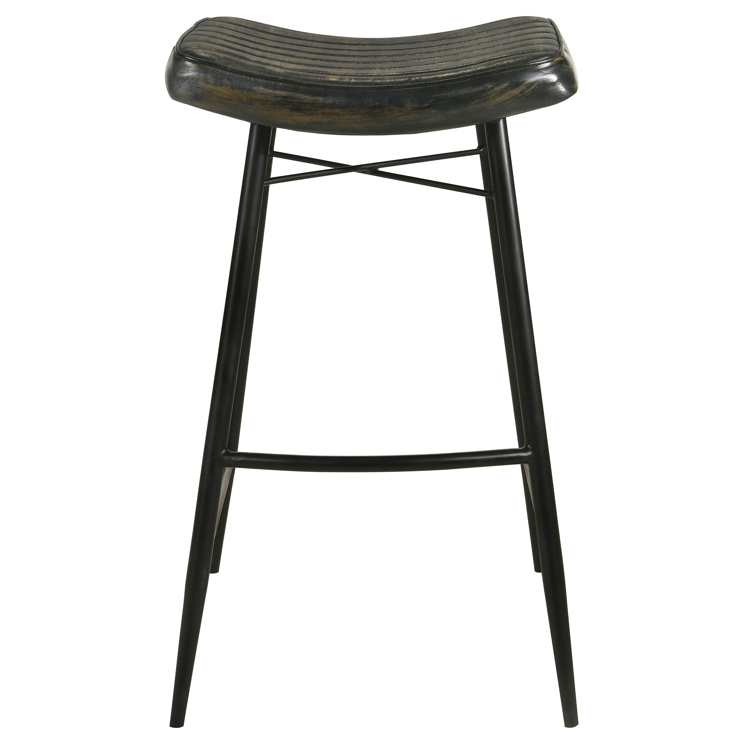 Bayu Leather Bar Stool