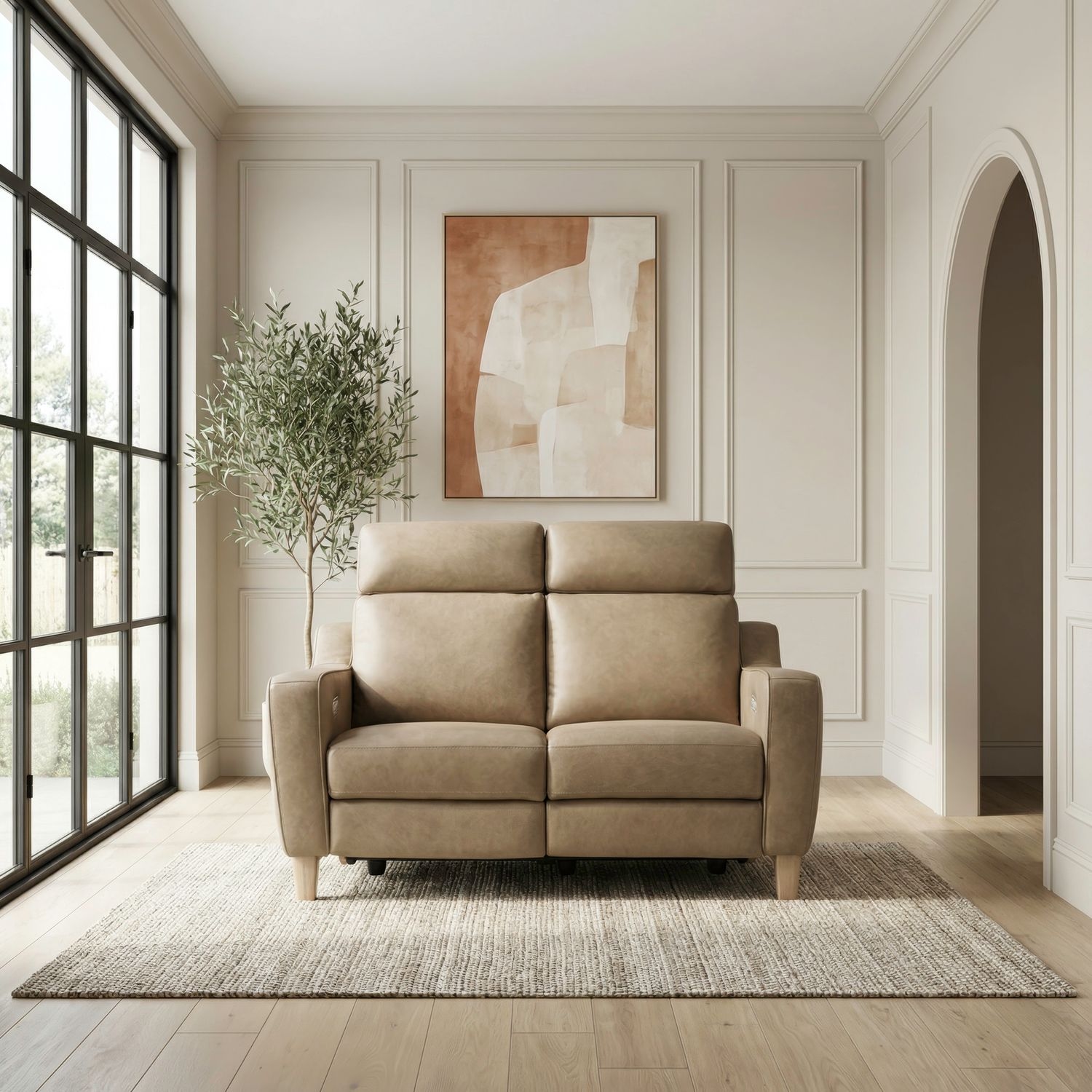 2-pc. Power Reclining Set w/Sofa &amp; Loveseat