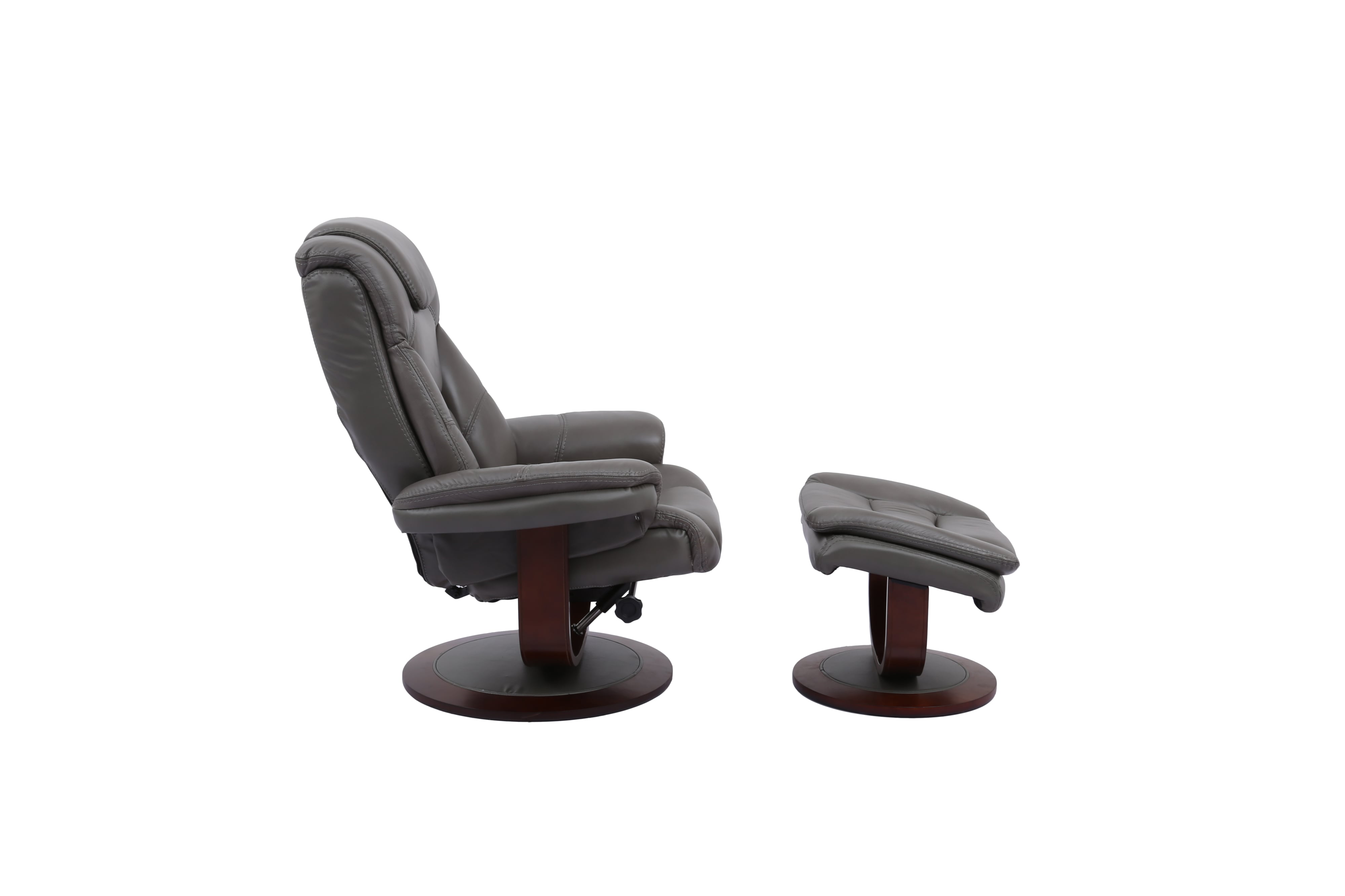 Parker Living Monarch Reclining Swivel Chair and Ottoman